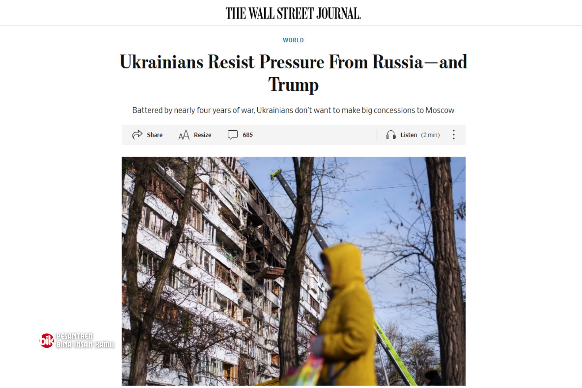 Antara Ukraina dan Gazzah